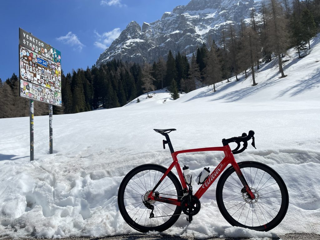 Passo Duran con la neve