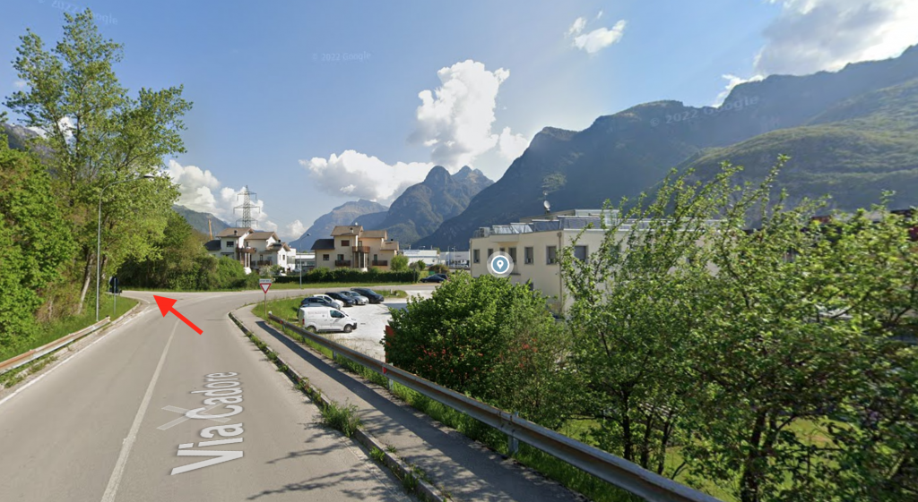 A Ponte nelle Alpi giriamo a sinistra
