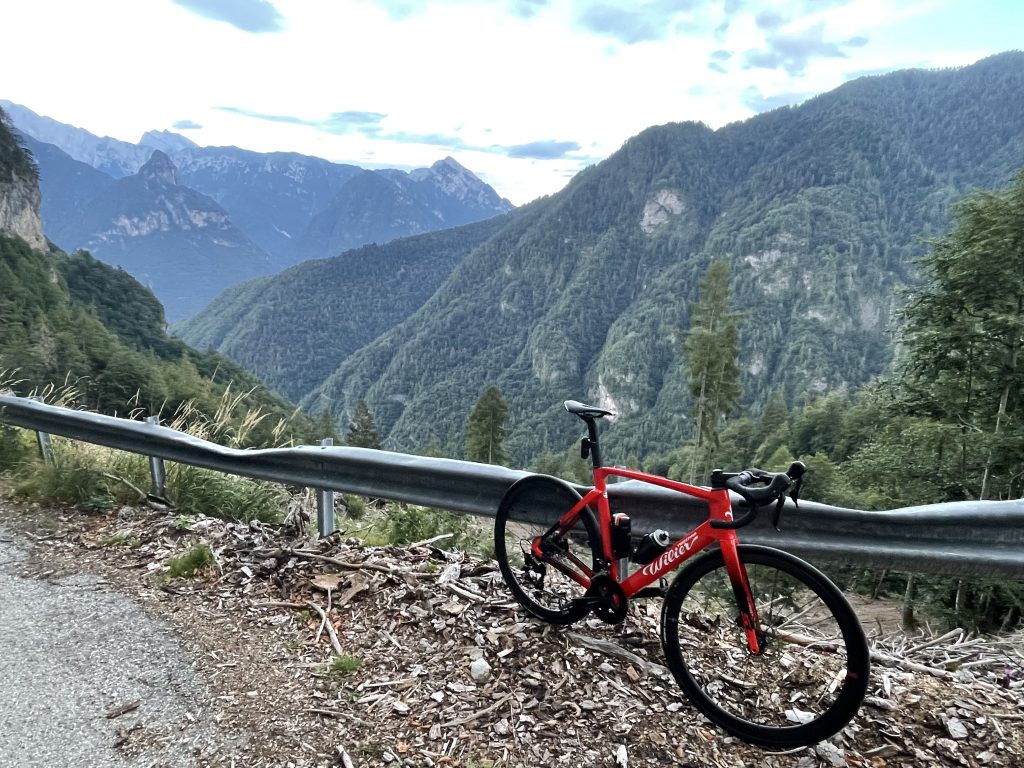 cajada in bici da corsa