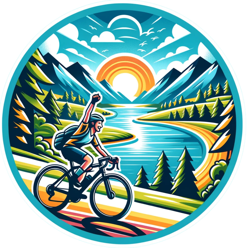 Logo veneto by bike trasparente