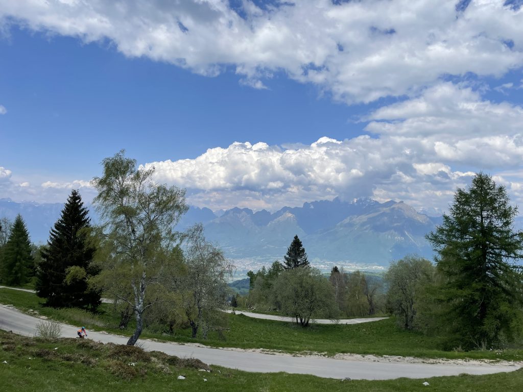 salita nevegal in bici da corsa
