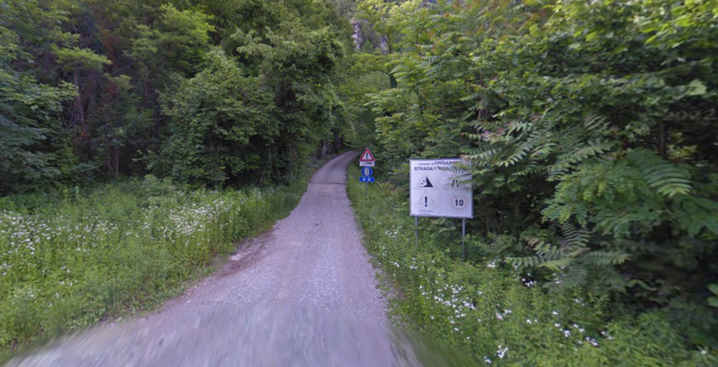 Qui inizia la strada della cajada in bici